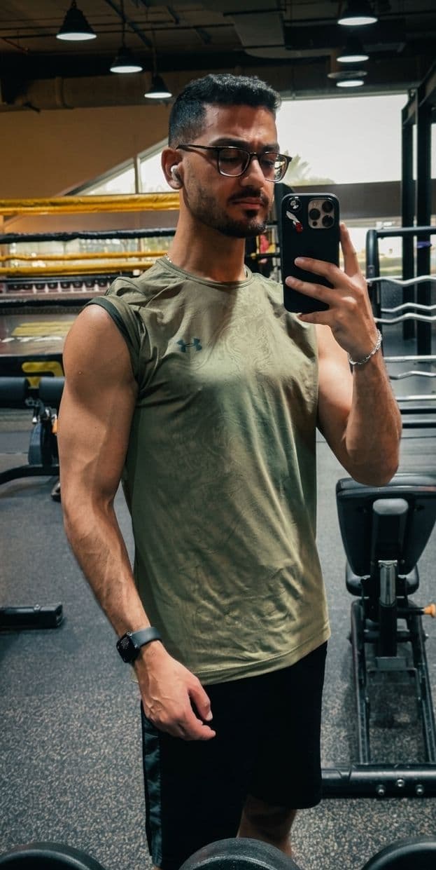 Tarek B. after transformation